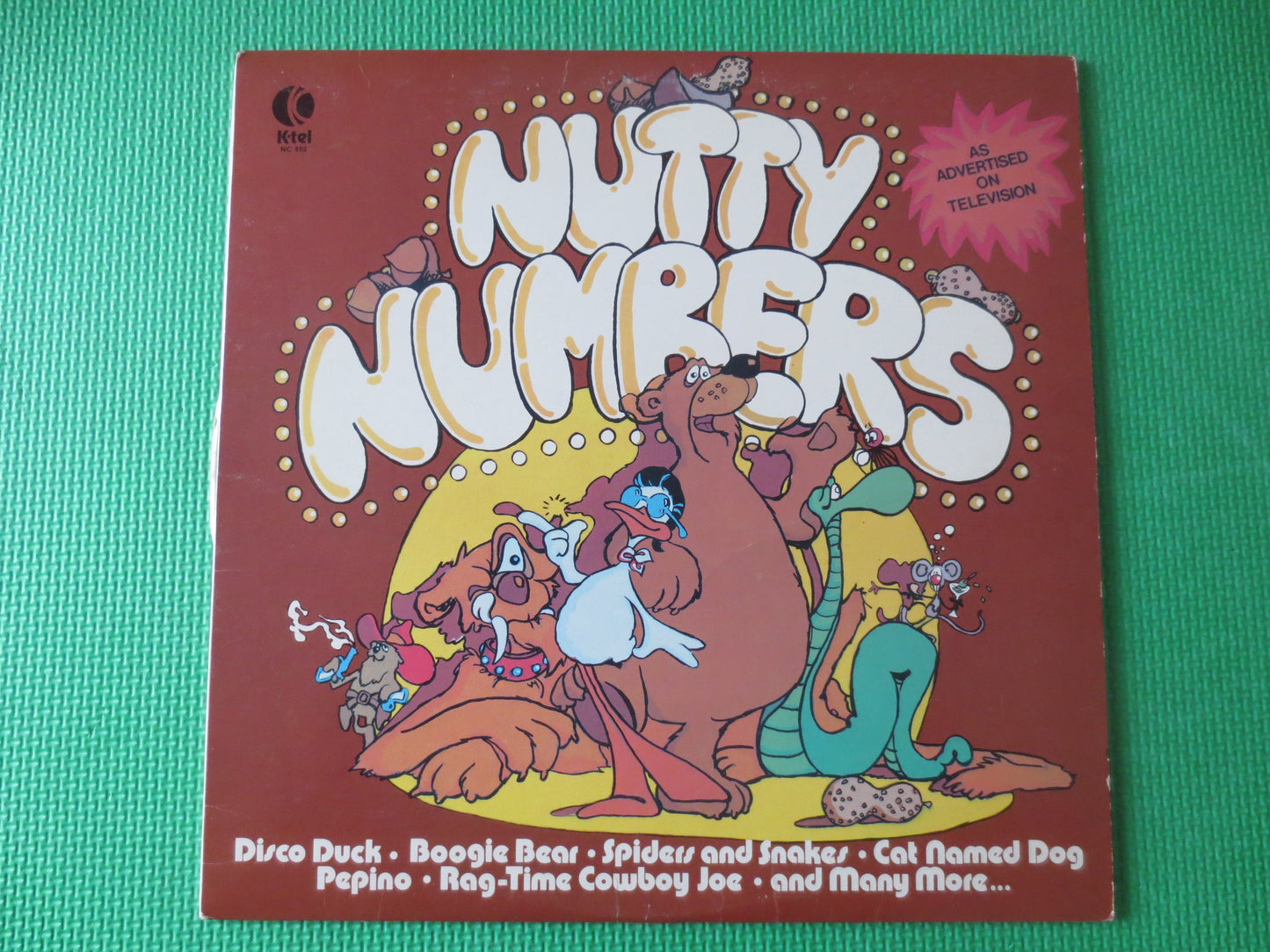 K-TEL Records, NUTTY NUMBERS Record, K-Tel Albums, K-Tel Vinyl, K-Tel Lp, The Squirls Record, Vinyl Albums, 1978 Records