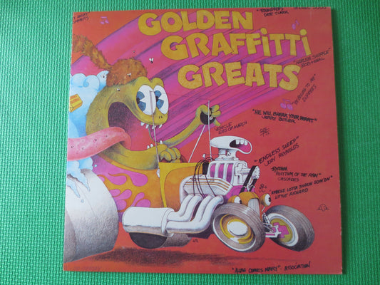 GOLDEN GRAFFITTI GREATS, Novelty Records, Novelty Albums, Childrens Records, Vintage Vinyl, Vinyl Records, lp, 1976 Records