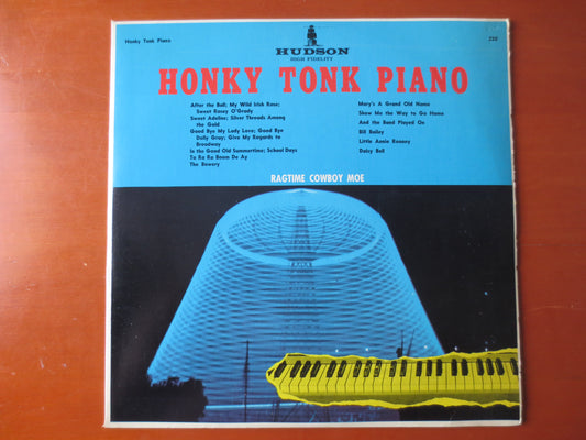 RAGTIME COWBOY MOE, Honky Tonk Piano, Ragtime Records, Vintage Vinyl, Record Vinyl, Records, Ragtime Albums, 1953 Records