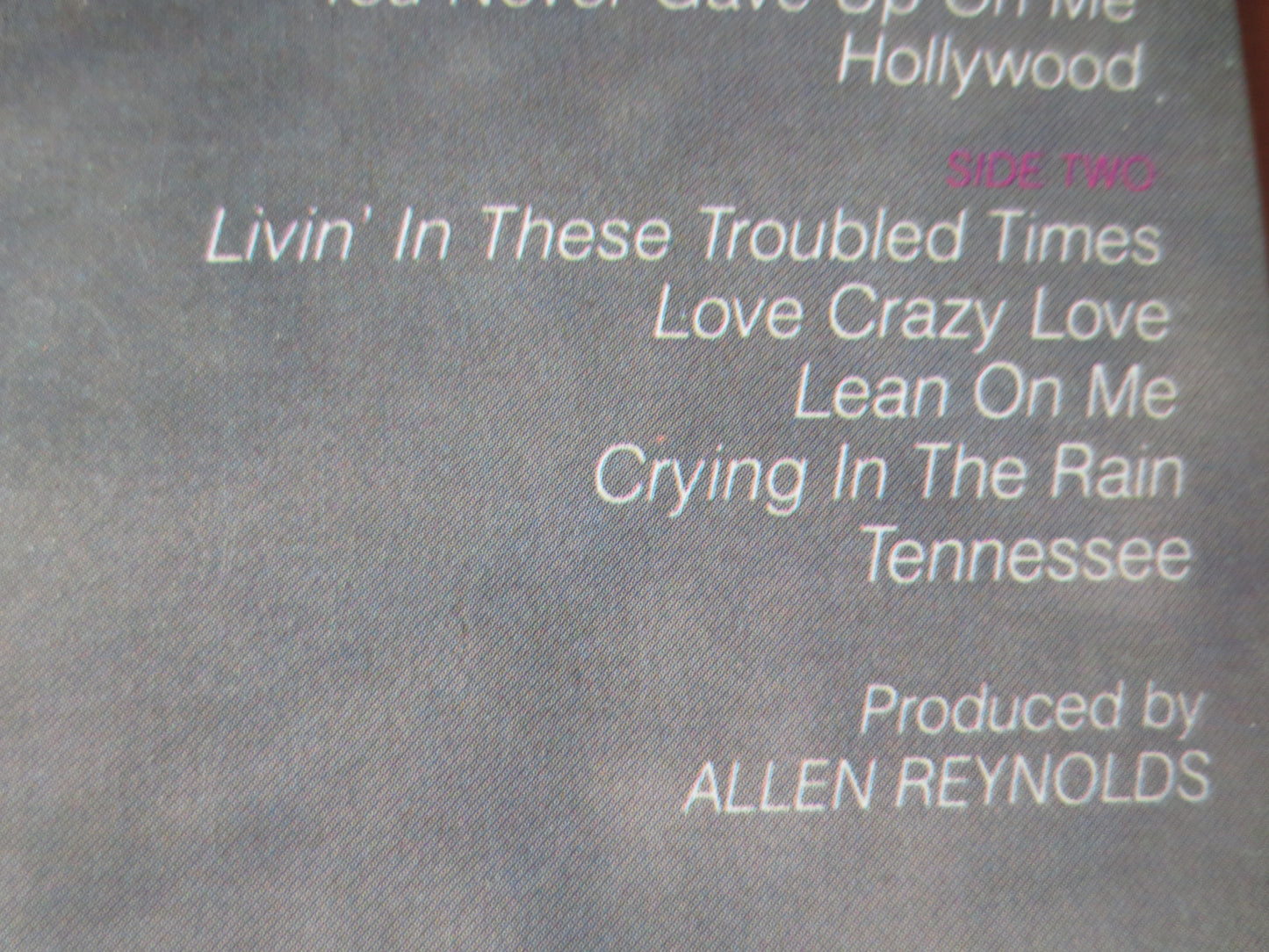 CRYSTAL GAYLE, HOLLYWOOD Tennessee, Crystal Gayle Albums, Crystal Gayle Vinyl, Crystal Gayle Lp's, Lps, 1981 Records