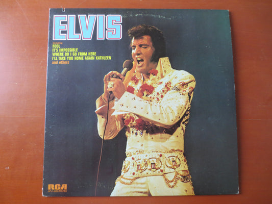 ELVIS PRESLEY, ELVIS, Elvis Records, Elvis Vinyl, Vintage Vinyl, Elvis Albums, Vinyl Records, Record Vinyl, 1973 Records