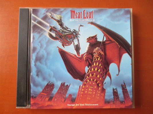 MEAT LOAF Cd, Bat Out of Hell II, Meat Loaf Album, Meat Loaf Music, Meat Loaf Song, Meatloaf, Classic Rock Cd, 1993 Compact Disc