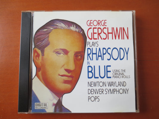 GEORGE GERSHWIN, RHAPSODY in Blue, George Gershwin Cd, George Gershwin Lp, Jazz Cd, Classic Jazz Cd, Vintage Compact Disc