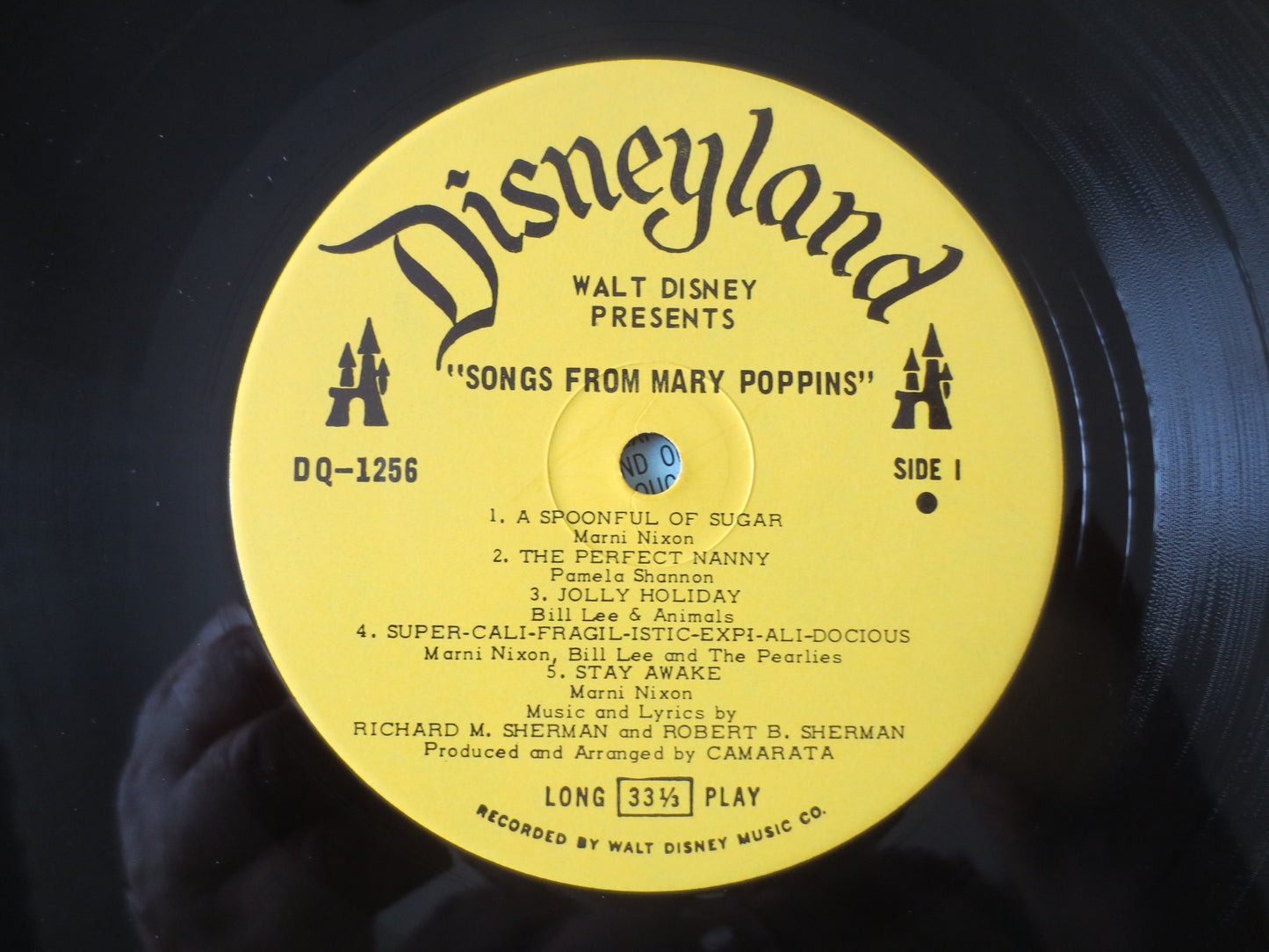 MARY POPPINS, DISNEYLAND Records, Disneyland Albums, Disney Records, Disneyland Vinyl, Disney Vinyl, Kids Lp, 1964 Records