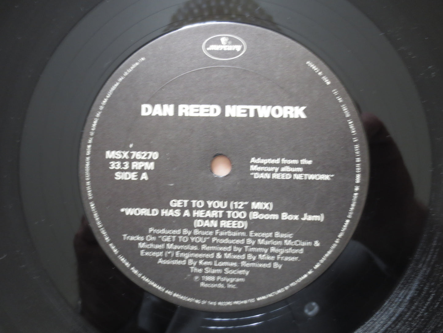 DAN REED NETWORK, Dan Reed, Dan Reed Music, Dan Reed Vinyl, Dan Reed Ep, Funk Metal Ep, Metal Album, Vinyl Ep, 1988 Records