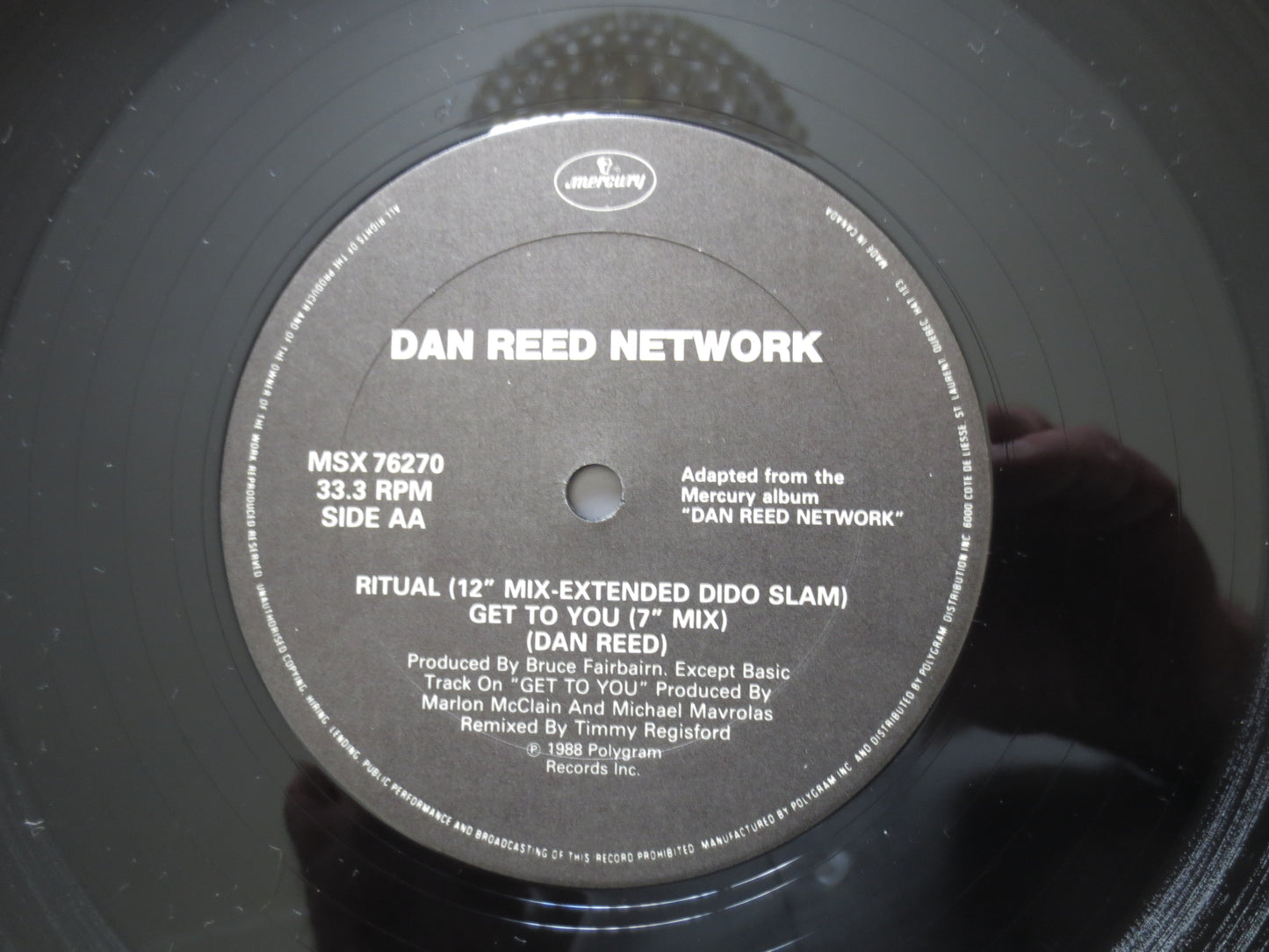 DAN REED NETWORK, Dan Reed, Dan Reed Music, Dan Reed Vinyl, Dan Reed Ep, Funk Metal Ep, Metal Album, Vinyl Ep, 1988 Records