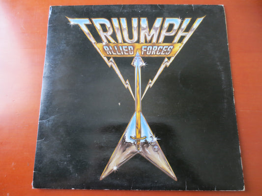 TRIUMPH, Allied FORCES, TRIUMPH Album, Rock Record, Vintage Vinyl, Record Vinyl, Records, Vinyl Records, Vinyl, 1981 Records