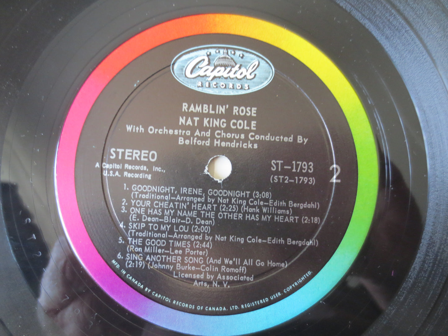 NAT KING COLE, Ramblin' Rose, Country Record, Vintage Vinyl, Record Vinyl, Records, Vinyl Record, Vinyl Album, 1962 Records