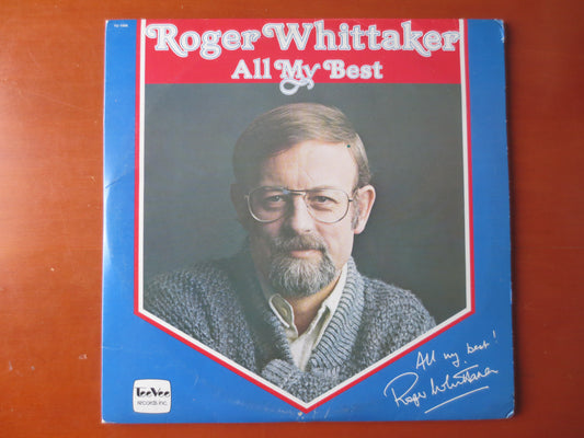 ROGER WHITTAKER, All My BEST, 2 Records, Vintage Vinyl, Record Vinyl, Vinyl Record, Country Records, Vinyl, 1977 Records