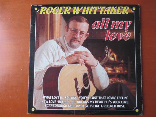 ROGER WHITTAKER, All My LOVE, Vintage Vinyl, Record Vinyl, Records, Vinyl Record, Country Records, Vinyl, 1978 Records