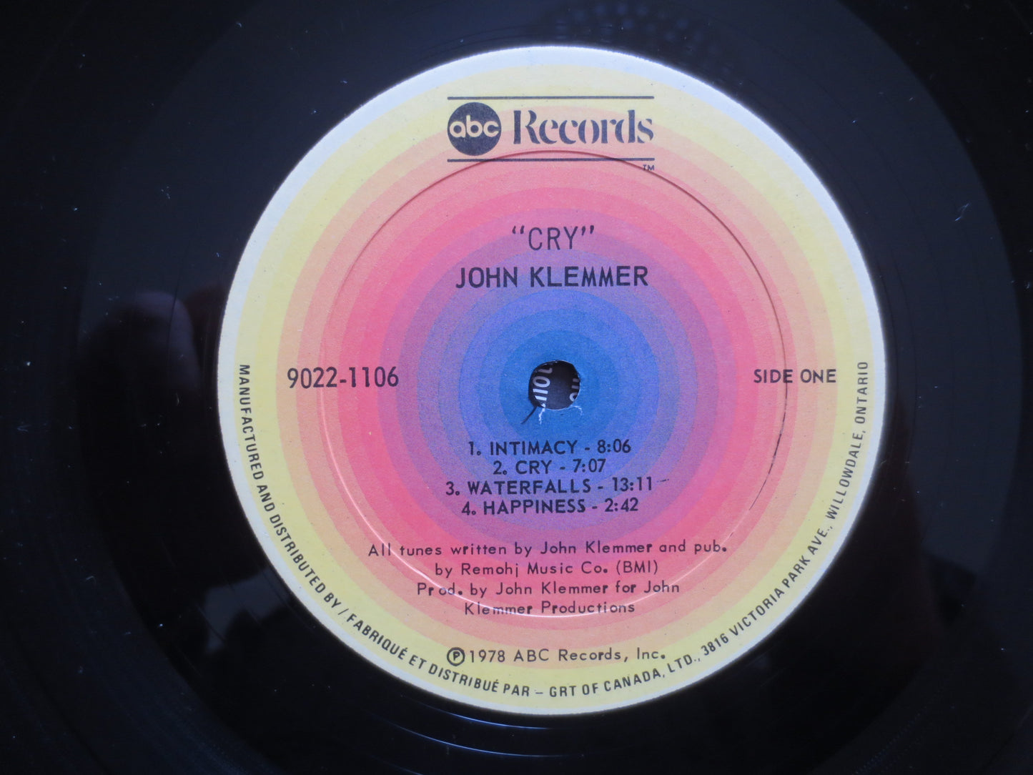 JOHN KLEMMER, CRY Album, John KlemmerRecord, John Klemmer Album, John Klemmer Vinyl, John Klemmer Lp, Vinyl, 1978 Records