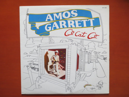 AMOS GARRETT, Go CAT Go, Amos Garrett Record, Amos Garrett Album, Amos Garrett Vinyl, Amos Garrett Lp, Vinyl, 1980 Record