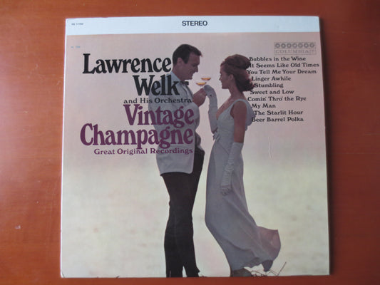 LAWRENCE WELK, Vintage CHAMPAGNE, Lawrence Welk Albums, Lawrence Welk Record, Vintage Vinyl, Vinyl Records, 1966 Records