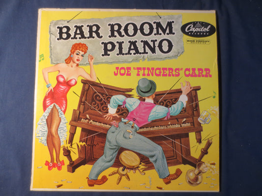 JOE "Fingers" CARR, BAR Room Piano, Ragtime Records, Honky Tonk Records, Ragtime Vinyl, Ragtime Album, Vinyl, 1951 Records