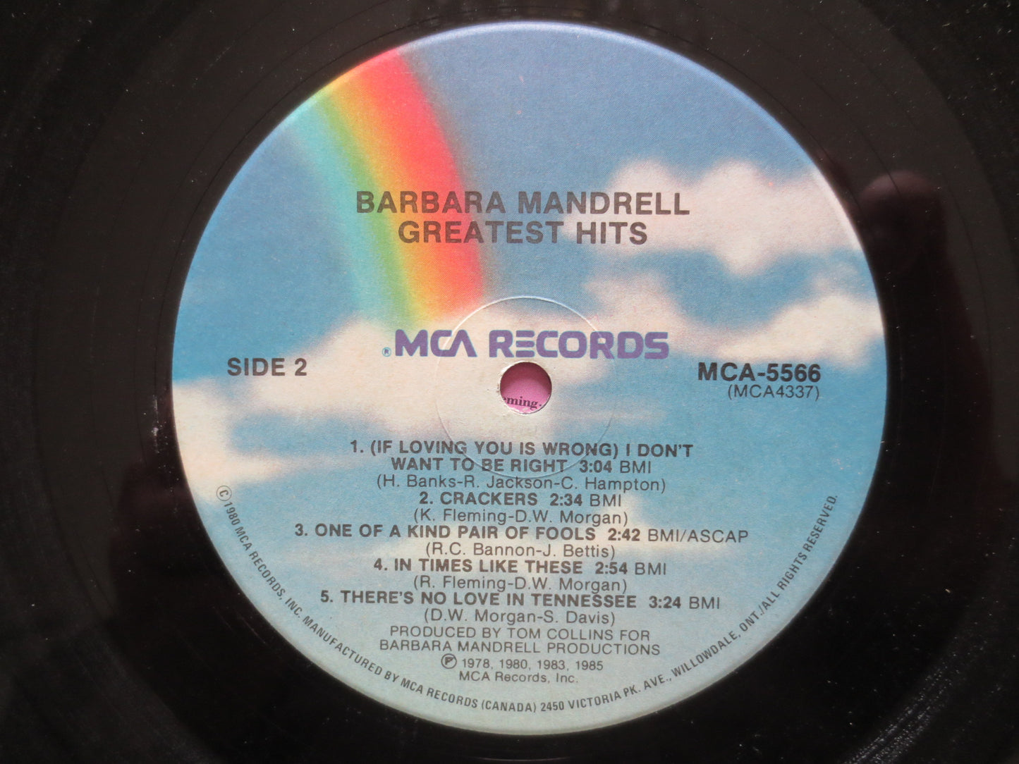 BARBARA MANDRELL, Greatest Hits Record, Barbara Mandrell Lp, Country Record, Country Album, Record Vinyl, Lps, 1985 Records