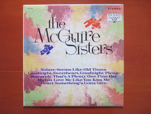 The McGUIRE SISTERS, McGuire Sisters Lp, Pop Record, Jazz Record, Vintage Vinyl, Jazz Vinyl, Pop Vinyl, Vinyl, 1967 Records