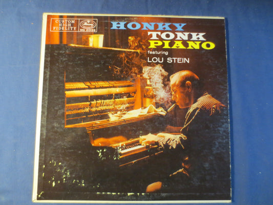 LOU STEIN, HONKY Tonk Piano, Lou Stein Album, Lou Stein Vinyl, Lou Stein Lp, Ragtime, Vintage Vinyl, 1956 Records