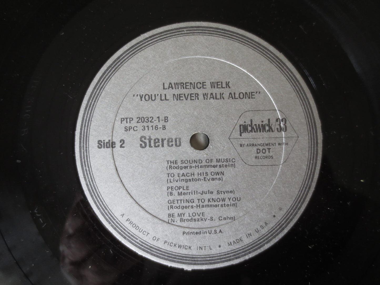 LAWRENCE WELK, You'll Never Walk Alone, Lawrence Welk Albums, Lawrence Welk Record, Vinyl, Vinyl Records, Lps, 1968 Records