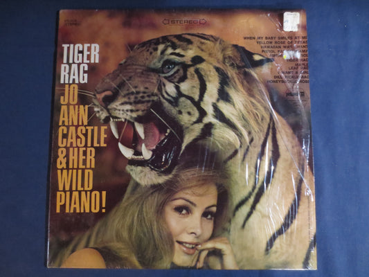 JO ANN CASTLE, Tiger Rag, Ragtime Records, Honky Tonk Records, Vintage Record, Record Vinyl, Vinyl Record, Lp, 1967 Records