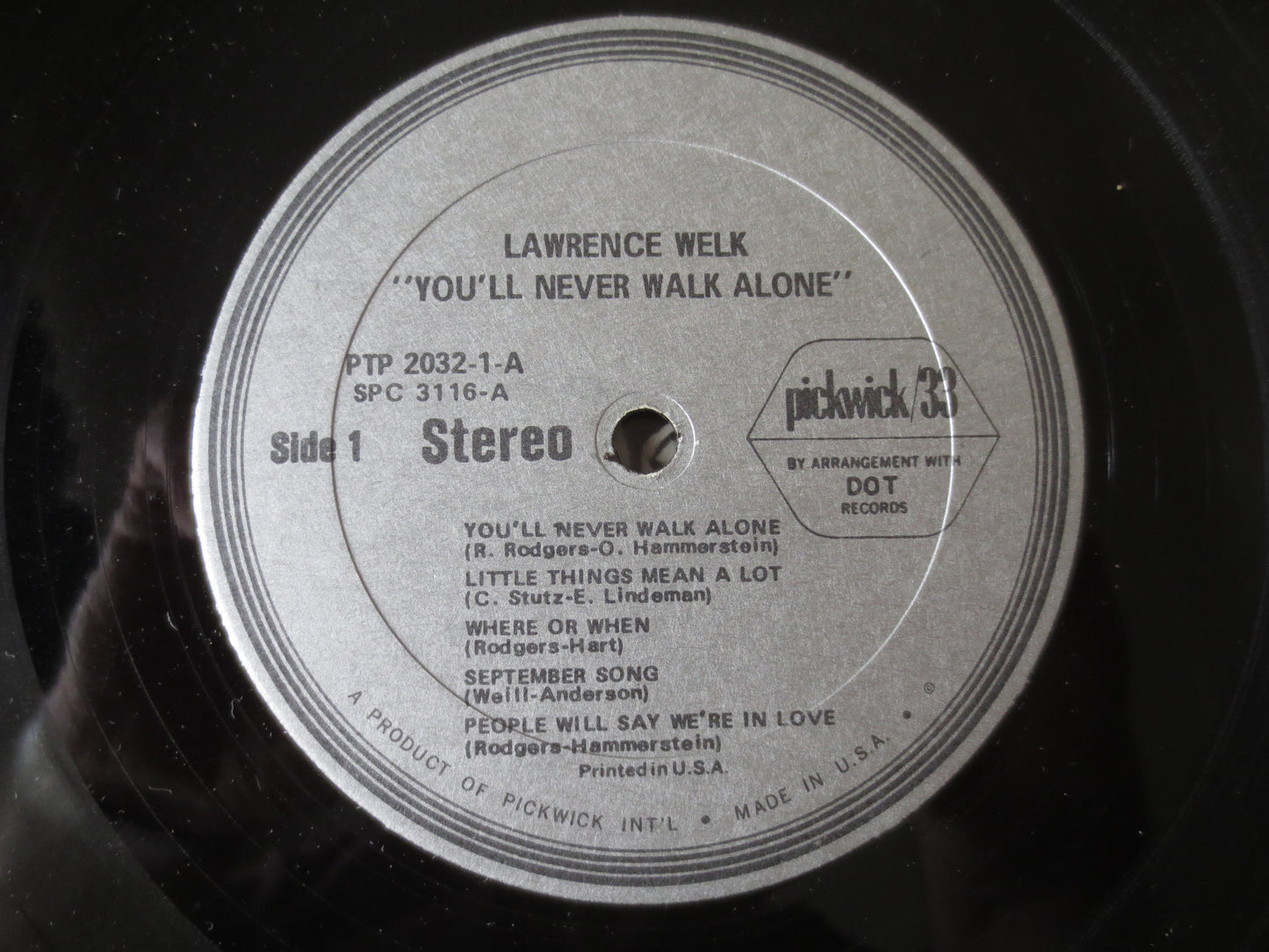 LAWRENCE WELK, You'll Never Walk Alone, Lawrence Welk Albums, Lawrence Welk Record, Vinyl, Vinyl Records, Lps, 1968 Records