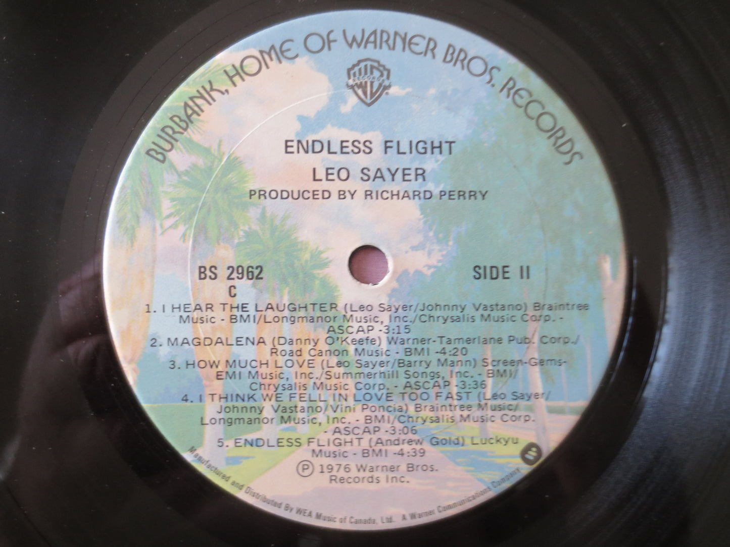 LEO SAYER, Endless FLIGHT, Leo Sayer Records, Leo Sayer Album, Vinyl Records, Leo Sayer Lp, Lps, Vinyl Albums, 1976 Records