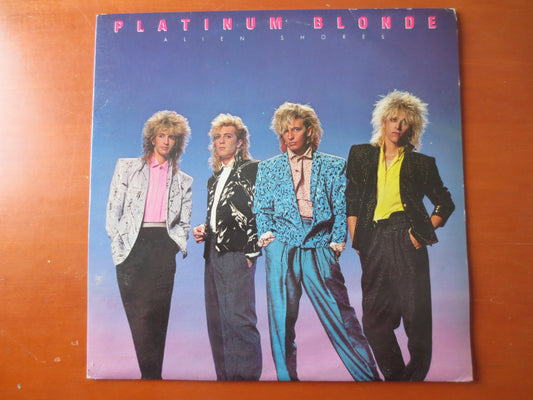 PLATINUM BLONDE, ALIEN Shores, Platinum Blonde Lps, Vintage Vinyl, Vinyl Record, Vinyl lps, Rock Record, Lps, 1985 Records