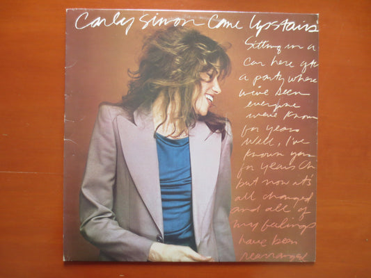 CARLY SIMON, CARLY SIMON Record, Come UPSTAIRS, Carly Simon Album, Carly Simon Vinyl, Carly Simon Lp, Vintage Vinyl, Vinyl, 1980 Records