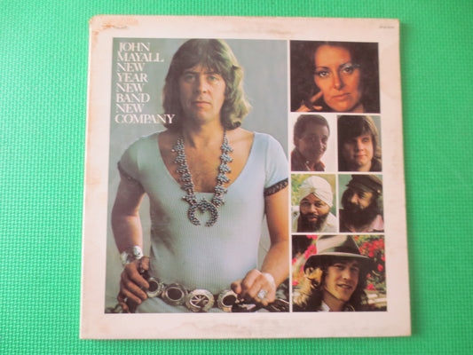 JOHN MAYALL, NEW Year New Band, John Mayall Records, John Mayall Albums, John Mayall lps, Vinyl Record, lps, 1975 Records