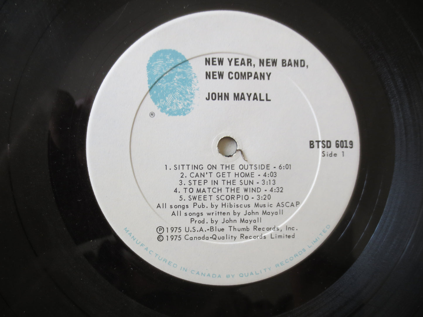 JOHN MAYALL, NEW Year New Band, John Mayall Records, John Mayall Albums, John Mayall lps, Vinyl Record, lps, 1975 Records