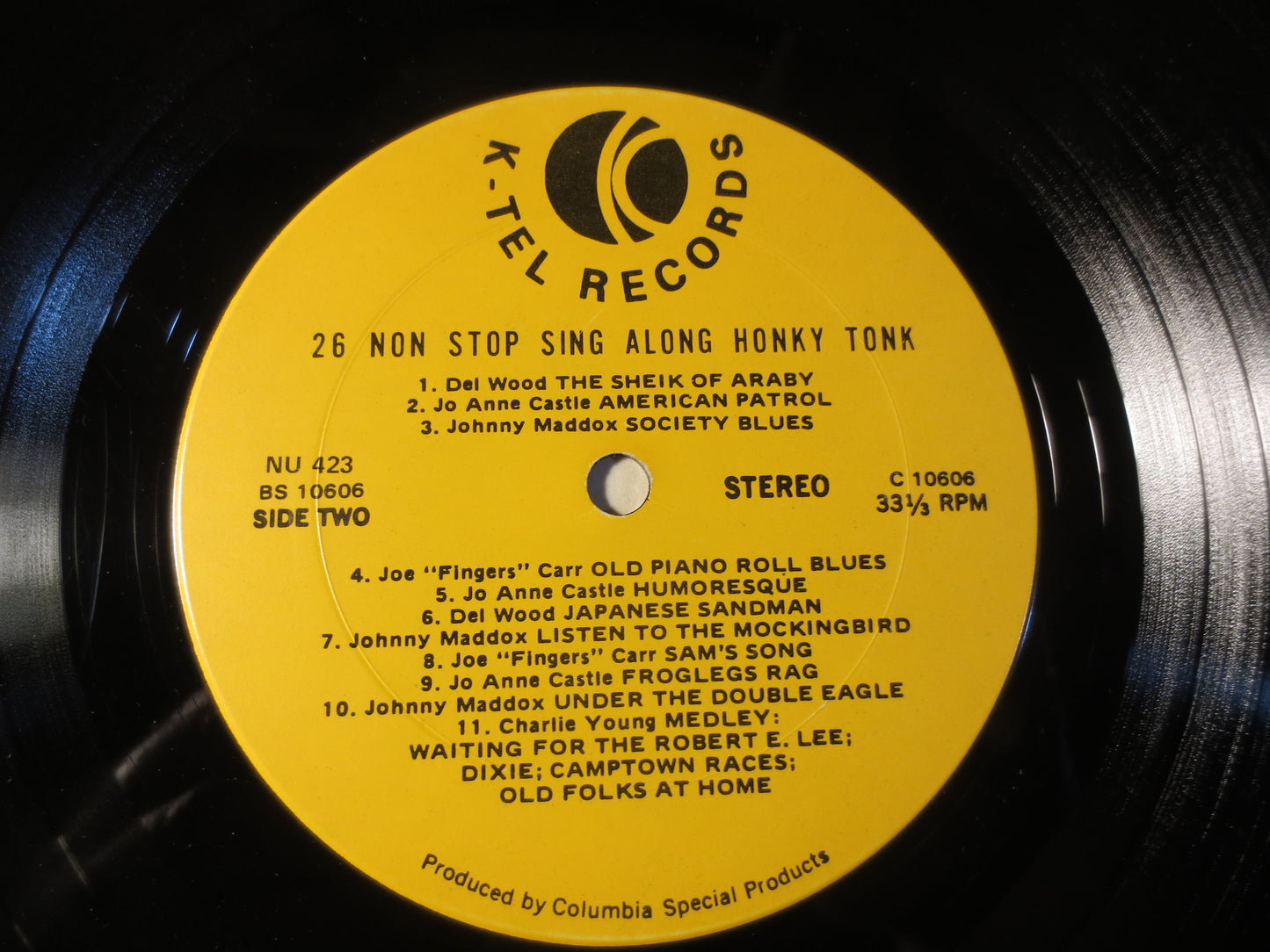 SING Along HONKY TONK, K-Tel Records, Ragtime Records, Honky Tonk Records, Recotd Vinyl, Vinyl Record, Vinyl, 1971 Records