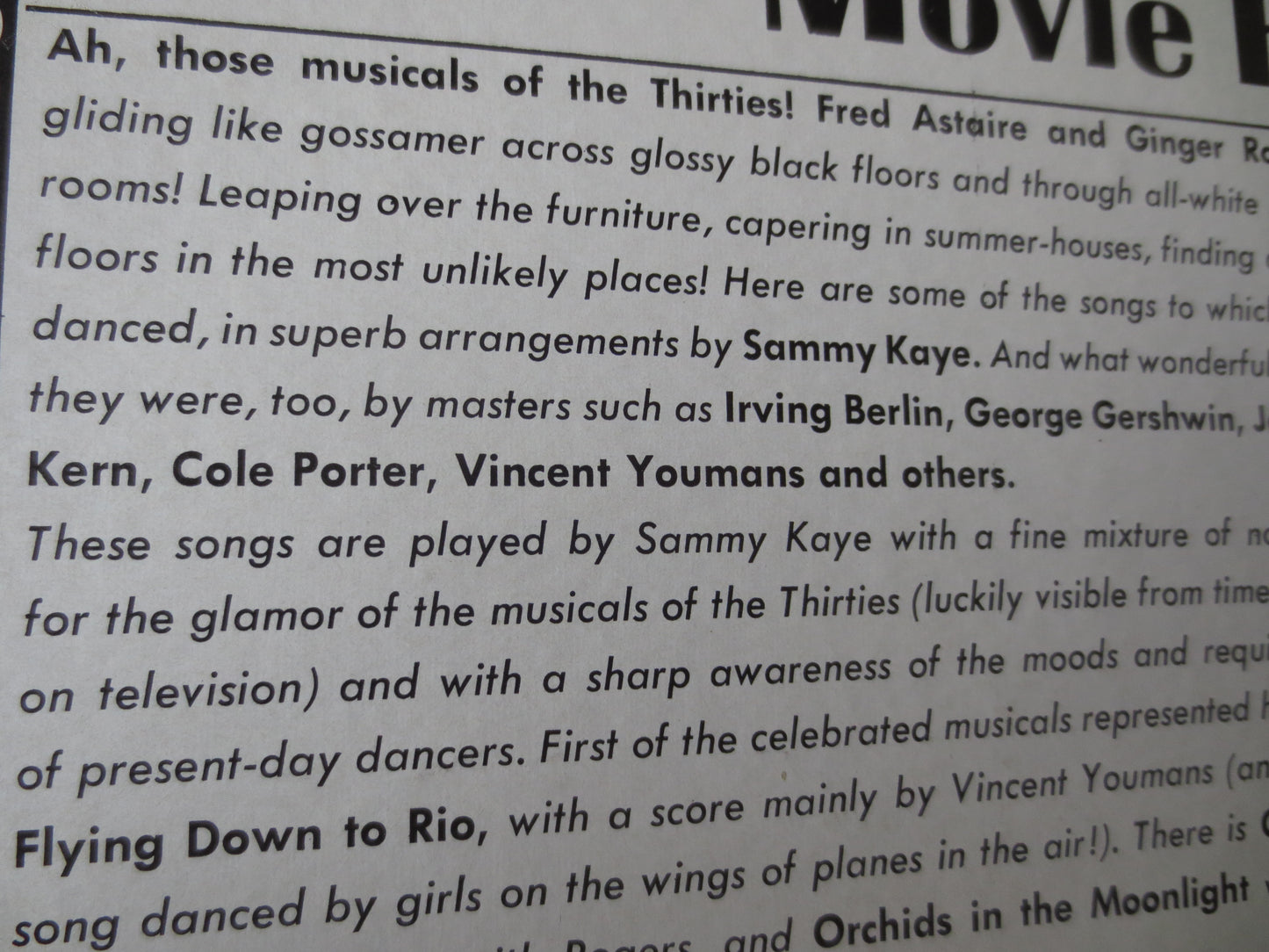 SAMMY KAYE, MOVIE Hits, Sammy Kaye Records, Sammy Kaye Albums, Soundtrack Records, Records, Vinyl Albums, Lps, 1960 Records