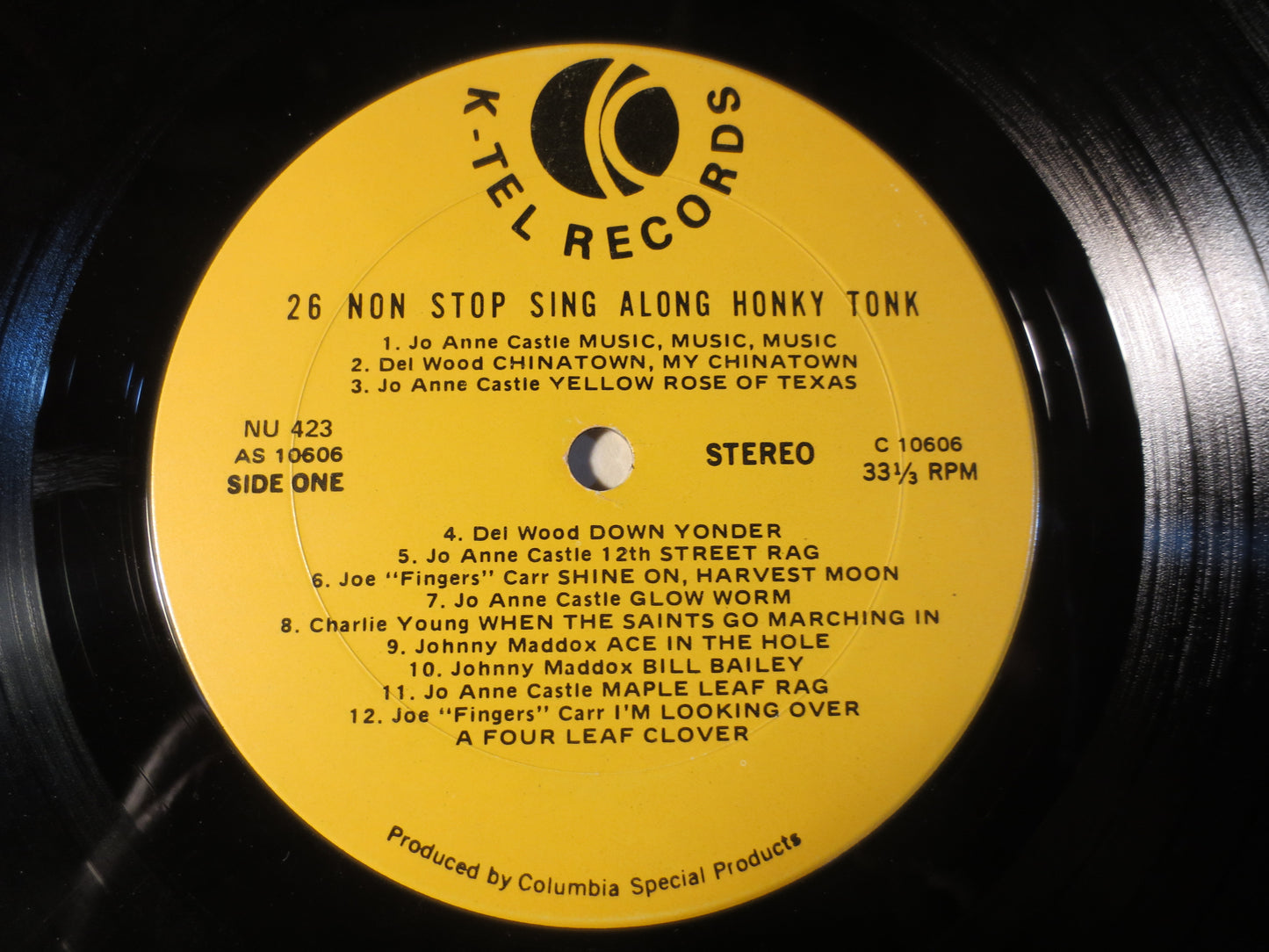 SING Along HONKY TONK, K-Tel Records, Ragtime Records, Honky Tonk Records, Recotd Vinyl, Vinyl Record, Vinyl, 1971 Records