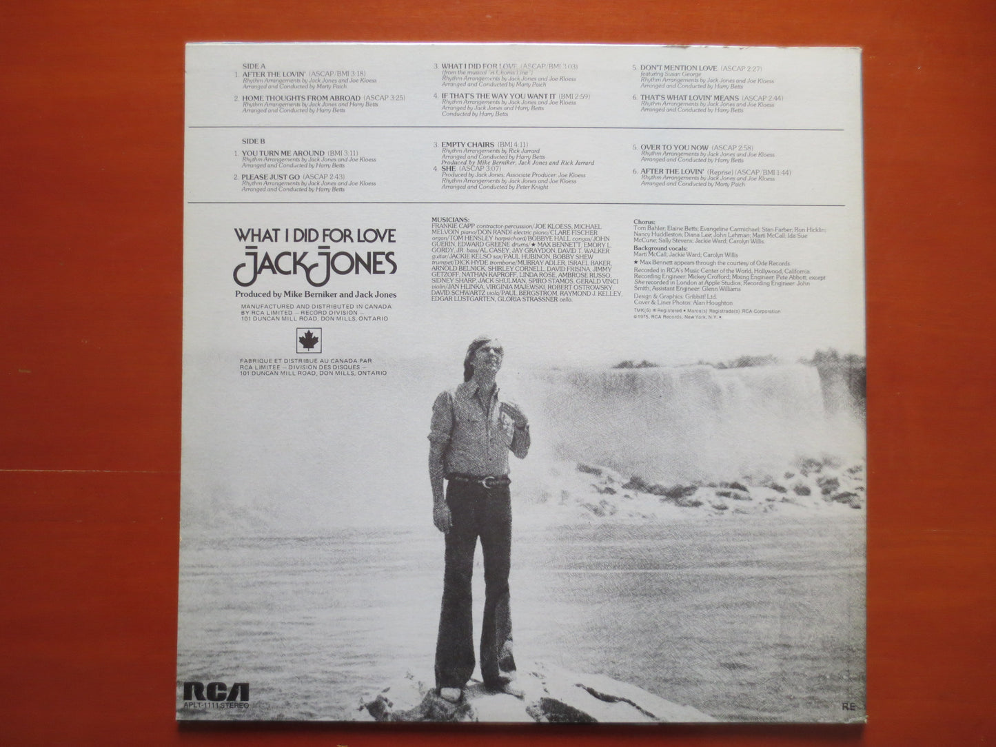 JACK JONES, LOVE Album, Jack Jones Album, Jack Jones Vinyl, Jack Jones Lp, Jack Jones Record, Vinyl Record, 1975 Records