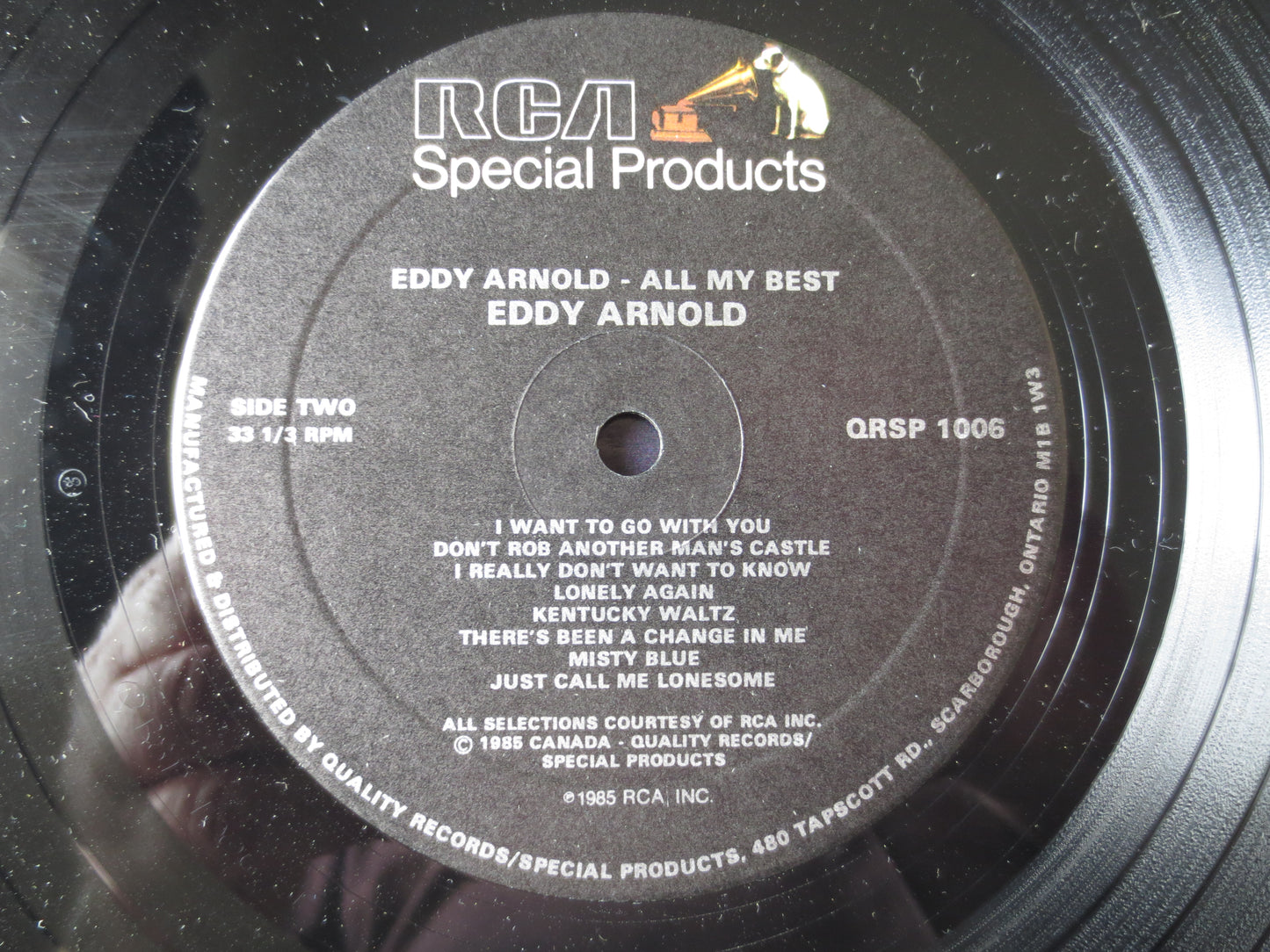 EDDY ARNOLD, All My BEST, Eddy Arnold Album, Eddy Arnold Vinyl, Eddy Arnold Lp, Vintage Vinyl, Vinyl, 1985 Albums