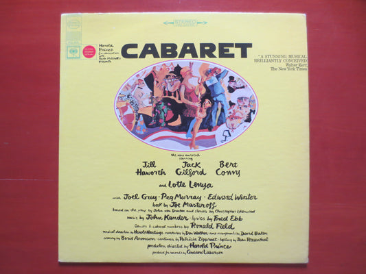 CABARET, Broadway Album, Jazz Record, Jazz Vinyl, Vintage Vinyl, Record Vinyl, Record, Vinyl Record, Vinyl Lp, 1966 Records