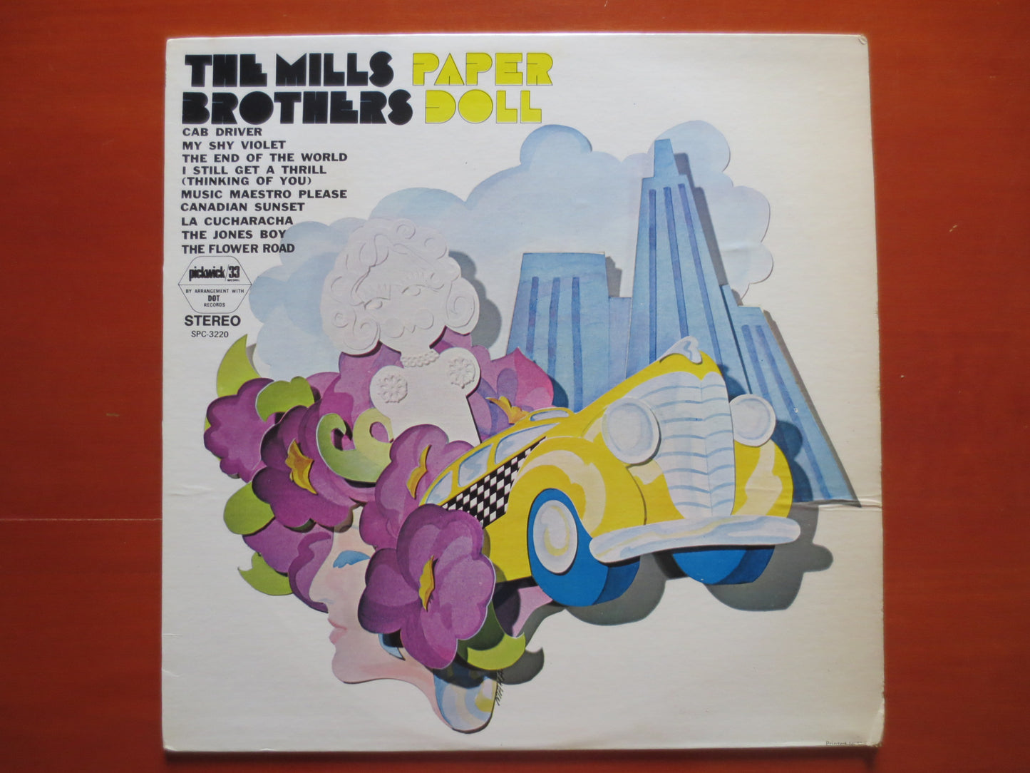 The MILLS BROTHERS, Paper Doll, Jazz Records, Vintage Vinyl, Jazz Album, Record Vinyl, Records, Vinyl Records, 1969 Records