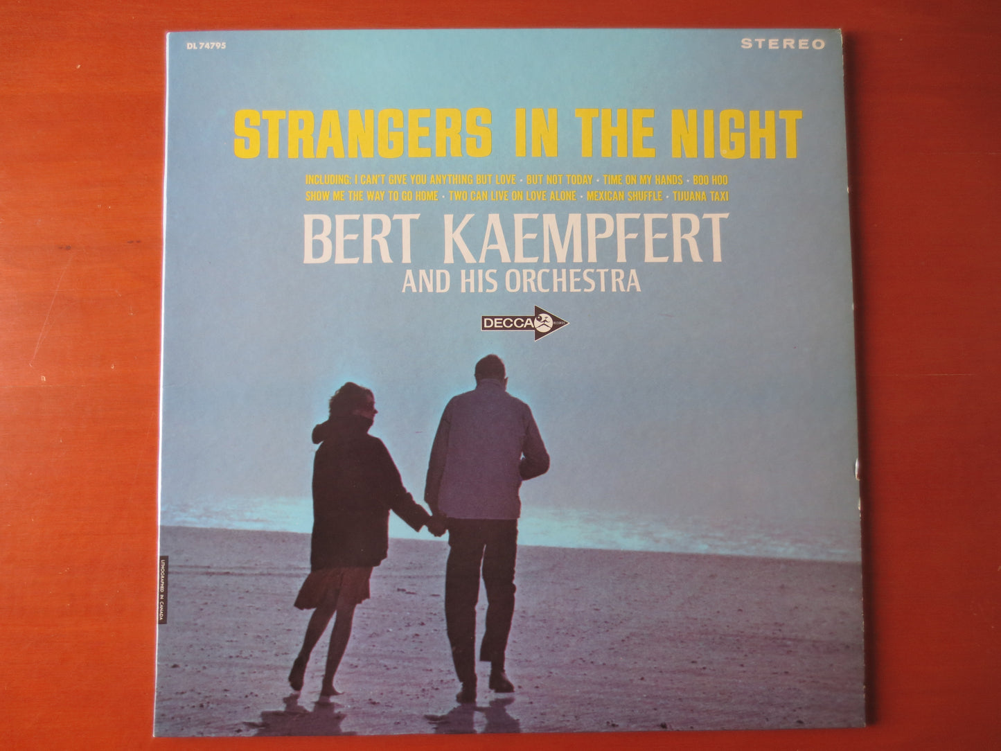 BERT KAEMPFERT, STRANGERS in the Night, Bert Kaempfert Album, Jazz Records, Jazz Album, Bert Kaempfert Music, 1966 Records