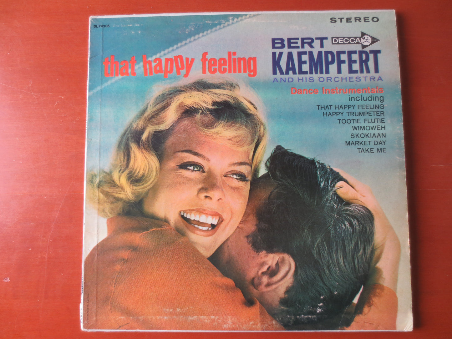 BERT KAEMPFERT, That HAPPY Feeling, Bert Kaempfert Album, Jazz Records, Jazz Album, Bert Kaempfert Music, 1962 Records