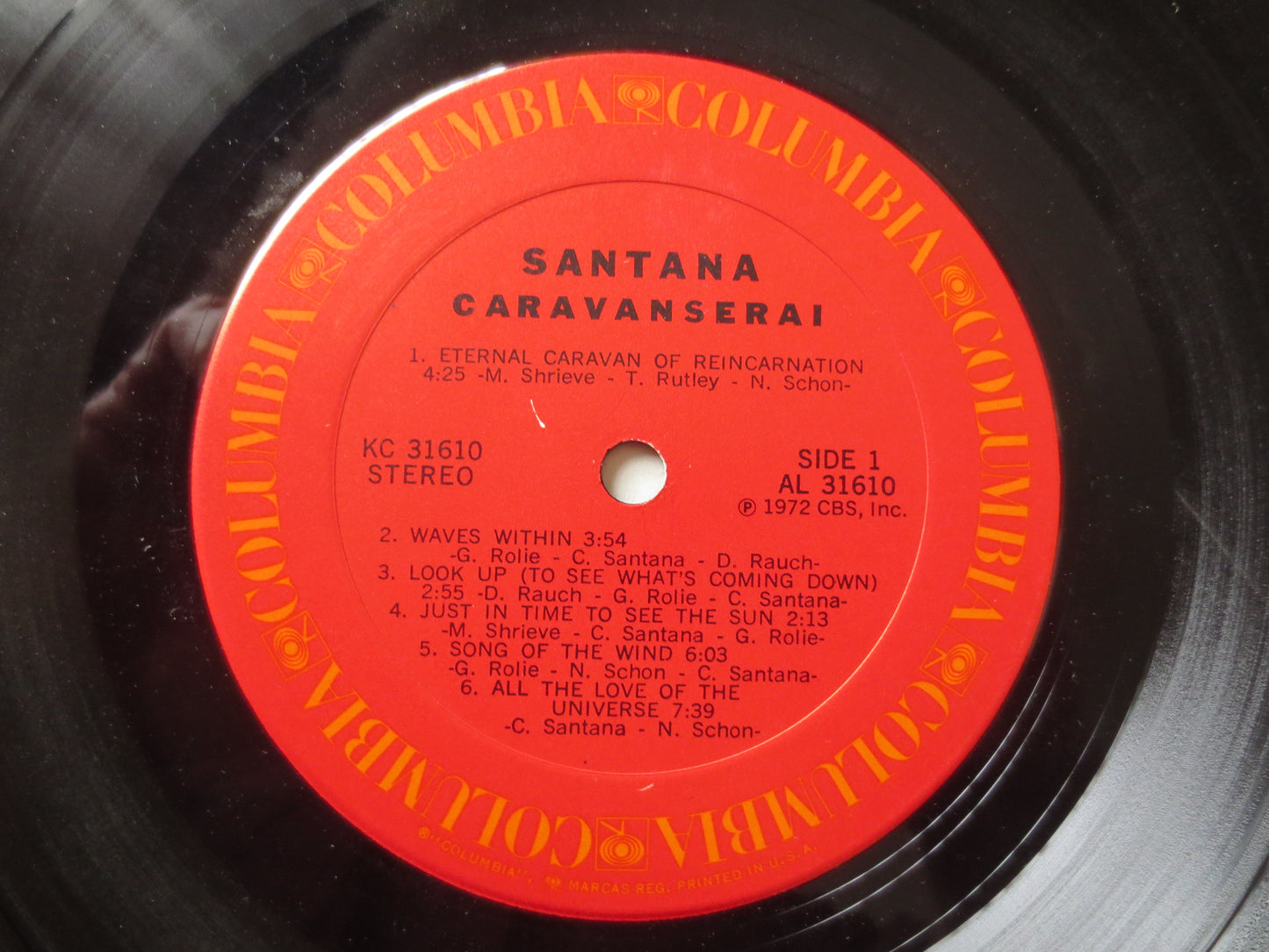 SANTANA, CARAVANSERAI, SANTANA Record, Santana Album, Santana Lp, Rock Records, Rock Albums, Classic Rock Lps, 1970 Records