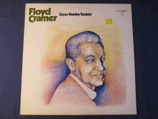 FLOYD CRAMER, Goes HONKY Tonkin', Country Record, Ragtime Records, Honky Tonk Records, Vinyl Record, Vinyl Lp, 1975 Records