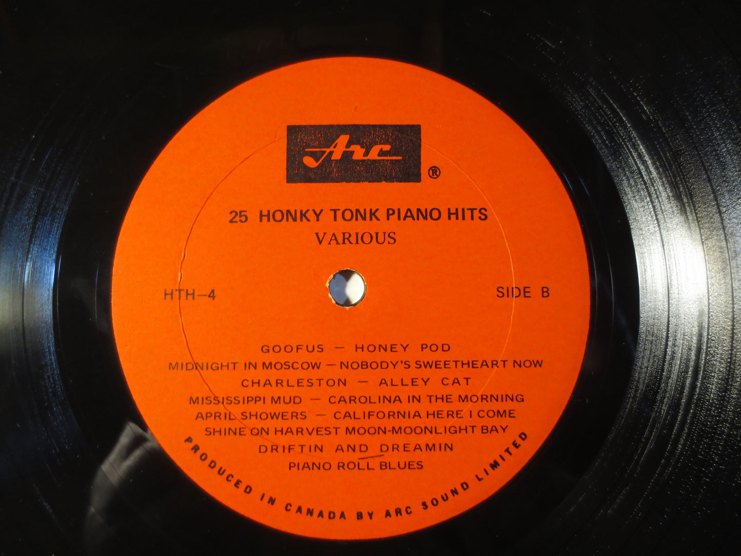 25 HONKY TONK PIANO Hits, Various Artists, Ragtime Records, Honky Tonk Records, Ragtime Lp, Honky Tonk Lp,  Ragtime Album