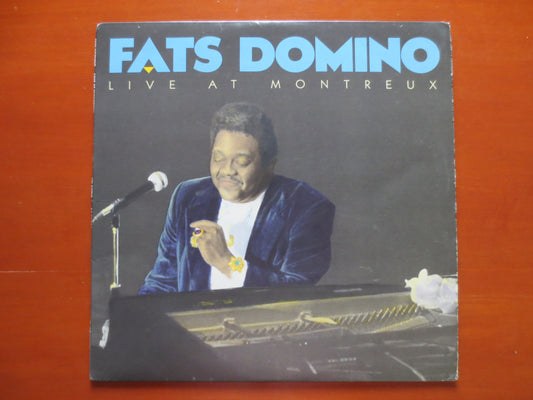 FATS DOMINO, LIVE at Montreux, Fats Domino Album, Fats Domino Vinyl, Fats Domino Lp, Vintage Vinyl, Lp, 1987 Records