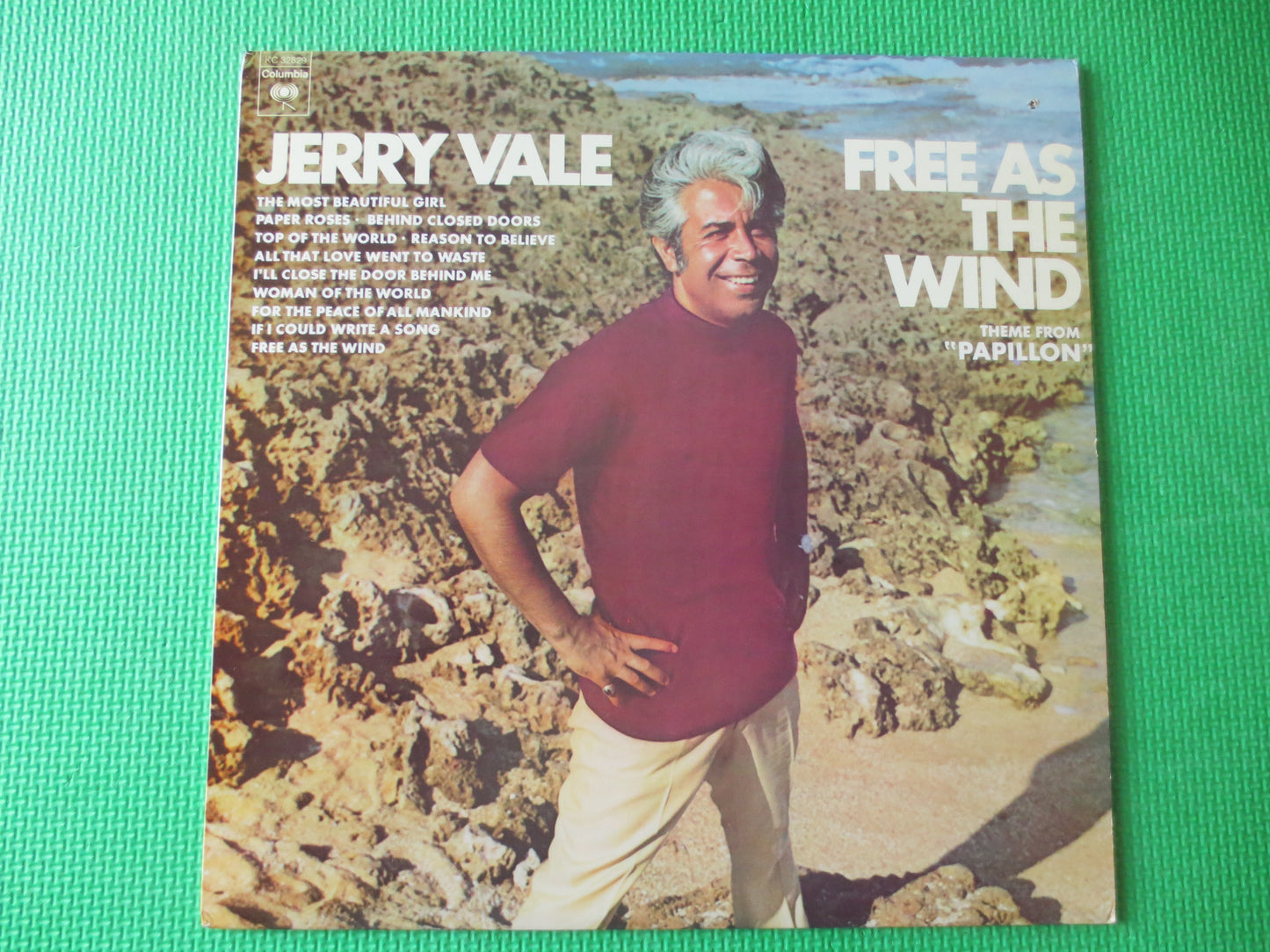 JERRY VALE, FREE as the Wind, Jerry Vale Records, Jerry Vale Albums, Jazz Records, Jerry Vale lps, Vinyl lp, 1974 Records