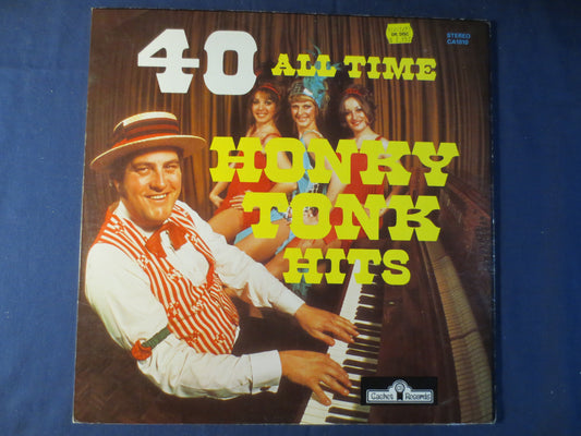 WARREN CARR, 40 All Time HONKY Tonk Hits, Ragtime Records, Honky Tonk Records, Vinyl Record, Record Vinyl, Lp, 1974 Records