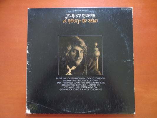 JOHNNY RIVERS, A Touch of GOLD, Johnny Rivers Lp, Vintage Vinyl, Record Vinyl, Record, Vinyl Record, Vinyl Lp, 1968 Records