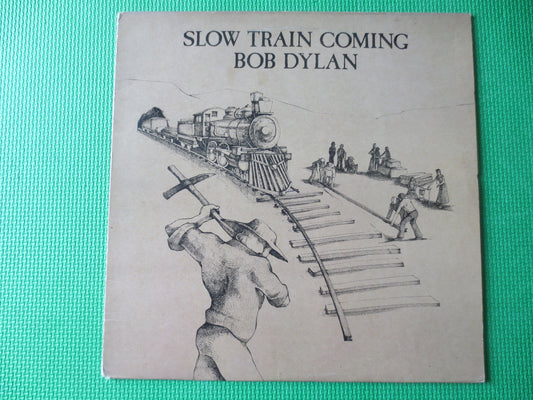 BOB DYLAN, SLOW Train Coming, Bob Dylan Albums, Bob Dylan Lp, Bob Dylan Records, Vintage Vinyl, lp, Vinyl lps, 1979 Records