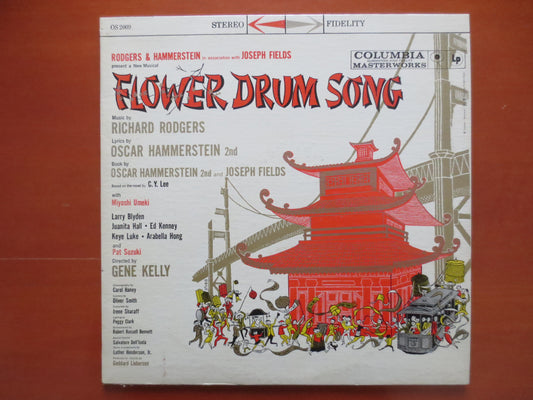 FLOWER DRUM SONG, Broadway Records, Vintage Vinyl, Record Vinyl, Records, Vinyl Record, Theater Album, Vinyl, 1958 Records