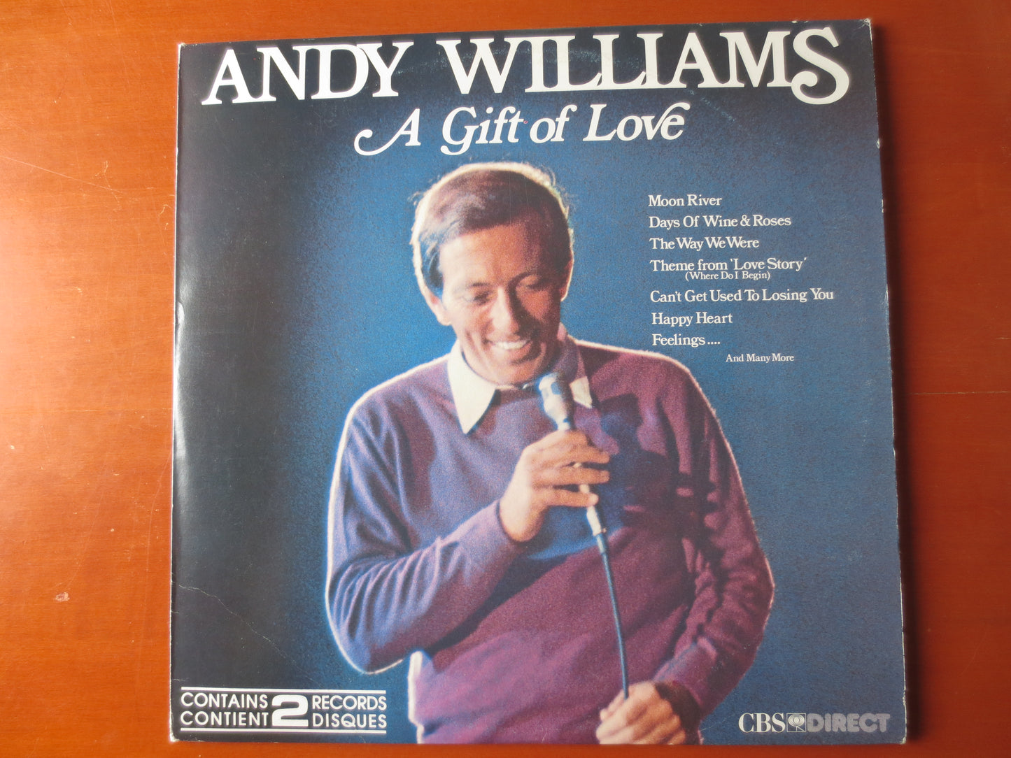 ANDY WILLIAMS, 2 Records, A GIFT of Love, Andy Williams Albums, Andy Williams Vinyl, Vinyl, Jazz Albums, Vinyl, 1979 Record