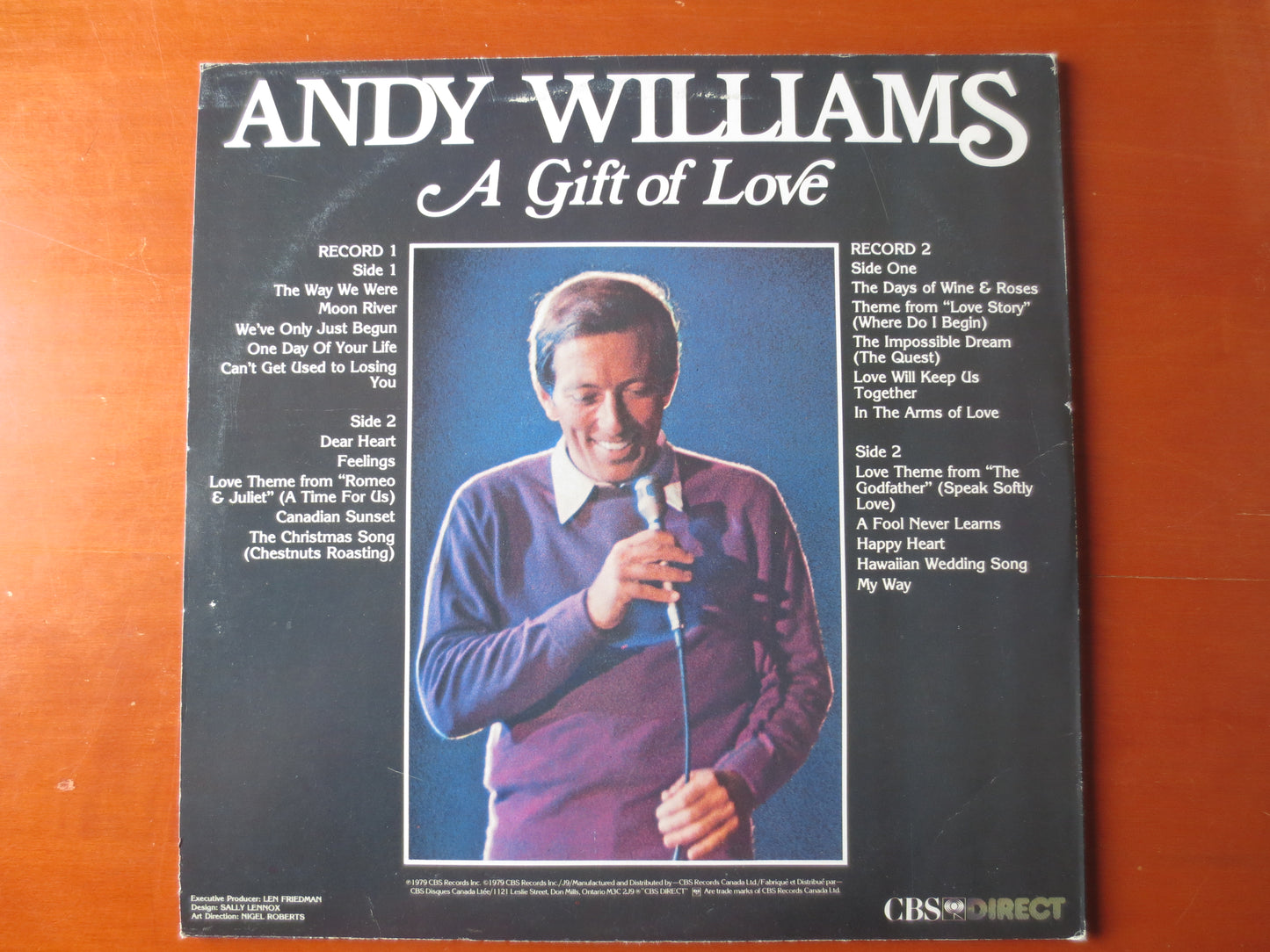 ANDY WILLIAMS, 2 Records, A GIFT of Love, Andy Williams Albums, Andy Williams Vinyl, Vinyl, Jazz Albums, Vinyl, 1979 Record