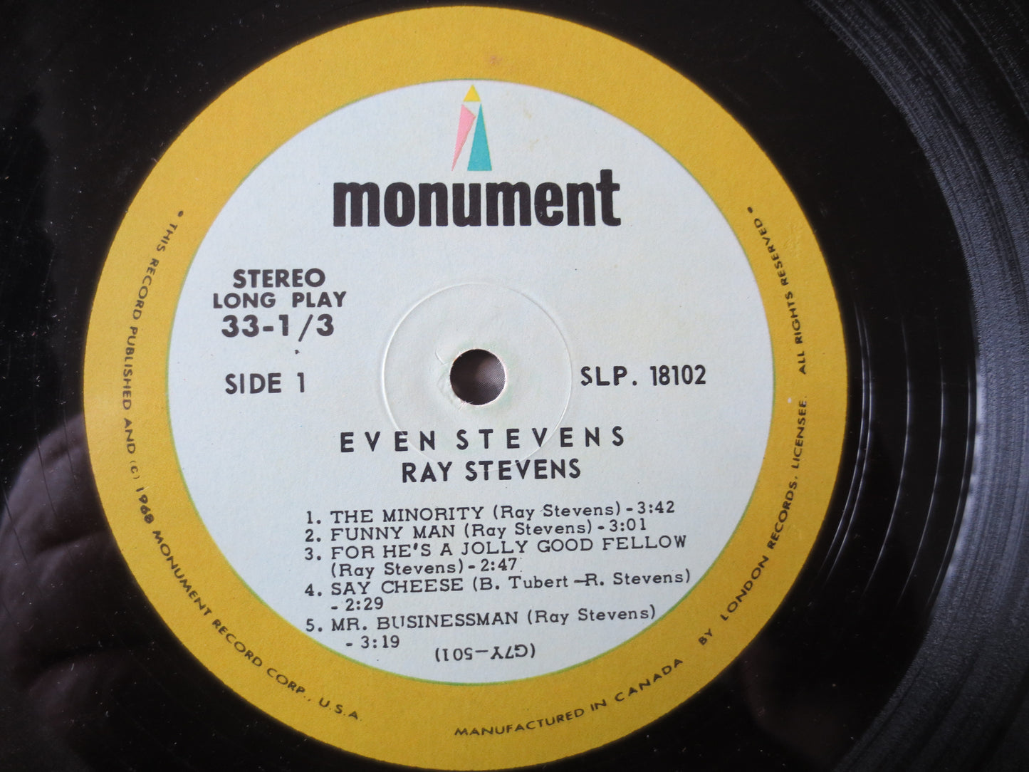 RAY STEVENS, Even STEVENS, Ray Stevens Album, Ray Stevens Record, Ray Stevens Vinyl, Ray Stevens Lp, Vinyl, 1968 Records